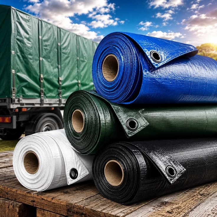 PP/HDPE Coated Rolls & Sheets (Tarpaulins)